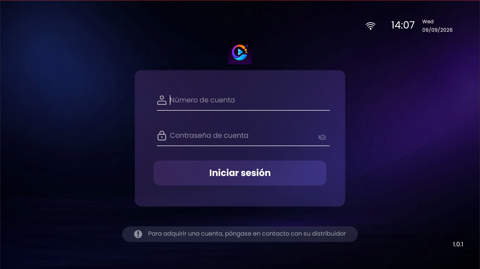 Inicio de sesión de Buzo TV