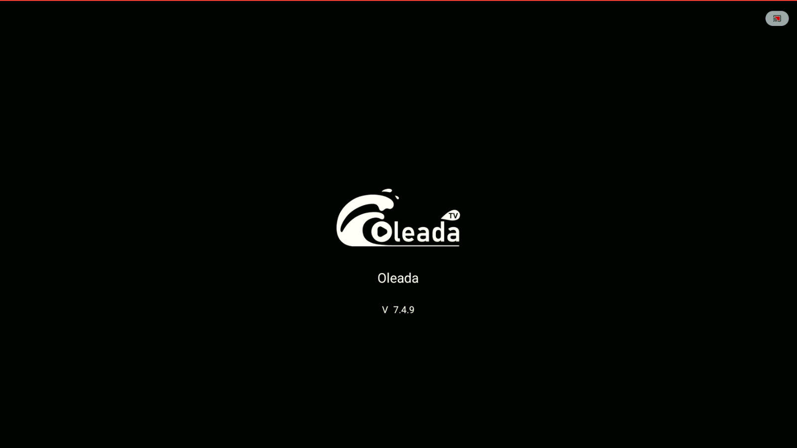 Abrir OleadaTV y comprobar la versión instalada